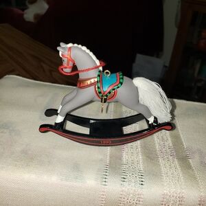 Vintage 1993 Hallmark Rocking Horse Ornament